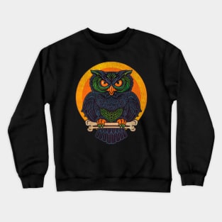 Vintage Owl Crewneck Sweatshirt